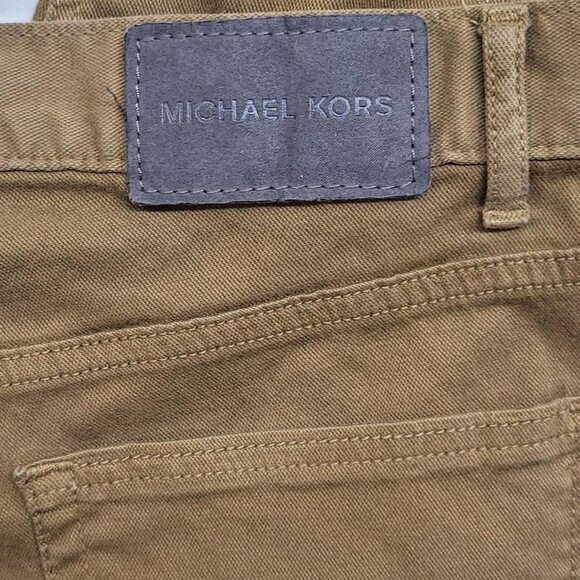 Michael Kors Parker Slim Fit Jeans | Women’s 32/34 | Brown Frayed Hem Grunge - Picture 6 of 6